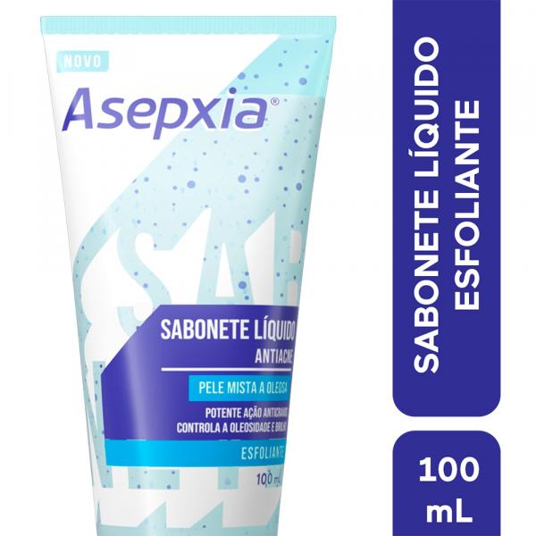 Sabonete Líquido Facial Esfoliante Asepxia Anti-Acne 100ml