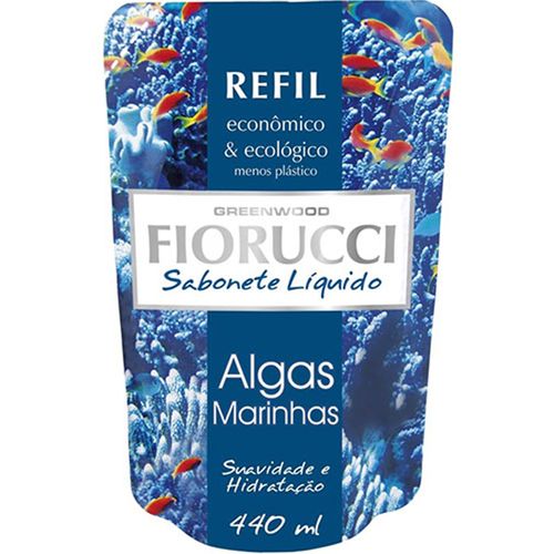 Sabonete Líquido Fiorucci Algas Marinhas Refil 440ml