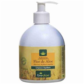 Sabonete Líquido Flor de Aloe 480ml Live Aloe