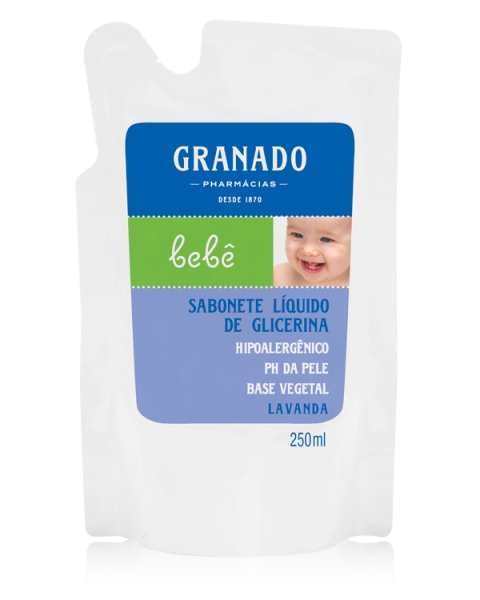 Sabonete Liquido Granado Bebe Refil Lavanda 250ml