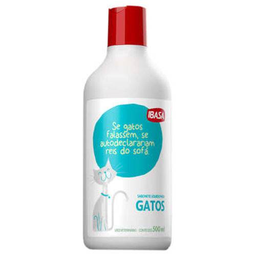 Sabonete Liquido Ibasa para Gatos - 500 Ml