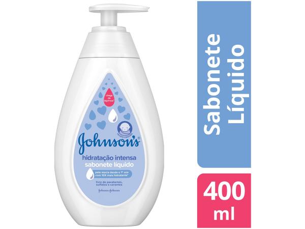 Sabonete Líquido Infantil Johnsons Baby - Hidratação Intensa 400ml