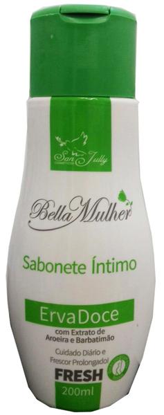 Sabonete Líquido Íntimo Erva Doce, Aroeira e Barbatimão - 200ml - Bella Mulher