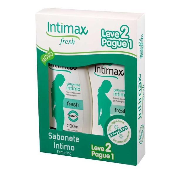 Sabonete Líquido Íntimo Intimax Fresh Leve 2 Pague 1 200ml - Fina Flor