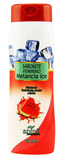 Sabonete Líquido Íntimo Refrescante - 210Ml Apinil (Melancia Ice)