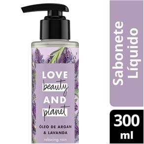 Sabonete Líquido Love Beauty & Planet Mãos e Corpo Óleo de Argan & Lavanda - 300 Ml