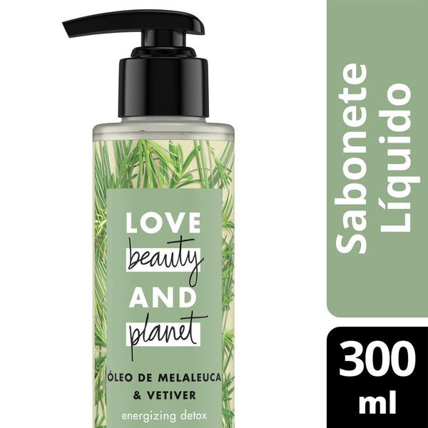 Sabonete Líquido Love Beauty Planet Mãos e Corpo Óleo de Melaleuca Vetiver 300ml - Love Beauty And Planet