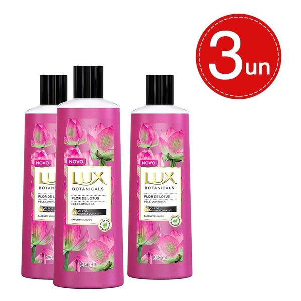Sabonete Líquido Lux Botanicals Flor de Lótus 250ml Leve 3 Pague 2