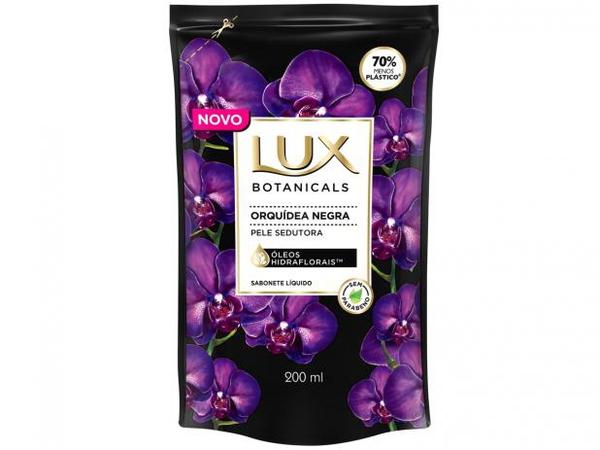 Sabonete Liquido Lux Botanicals Orquídea Negra 200ml