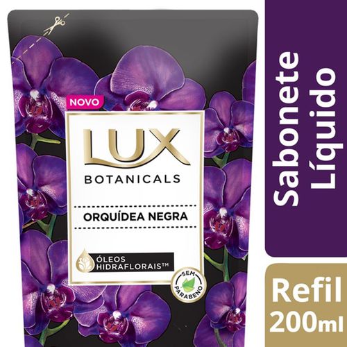 Sabonete Líquido Lux Orquidea Negra 200ml SAB LIQ LUX BOTANICALS 200ML-RF ORQUIDEA NEGRA