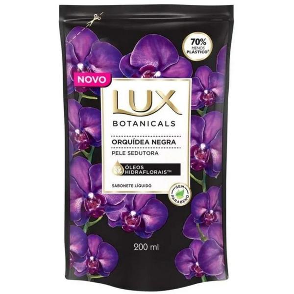 Sabonete Líquido Lux Orquídea Negra Refil 200ml