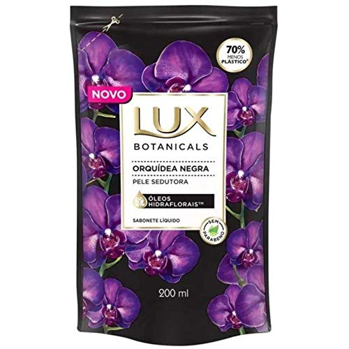 Sabonete Liquido Lux Refil Botanicals Orquidea Negra 200ml