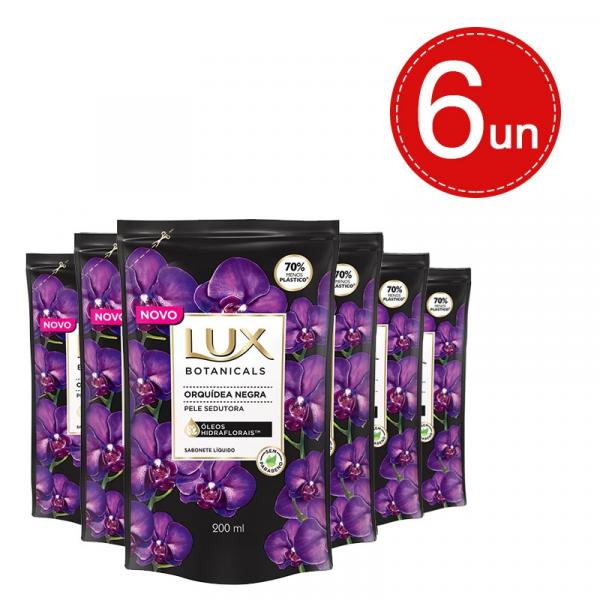 Sabonete Liquido Lux Refil Botanicals Orquidea Negra Leve 6 Pague 3