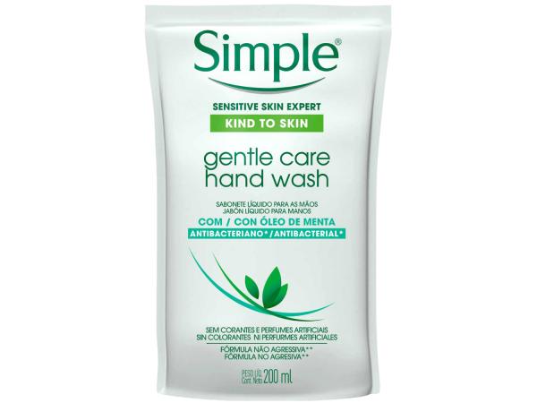 Sabonete Líquido Neutro Simple Kind To Skin - Gentle Care Hand Wash 200ml