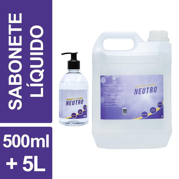 Sabonete Líquido Neutro Viver Mais 500ml + Refil 5L