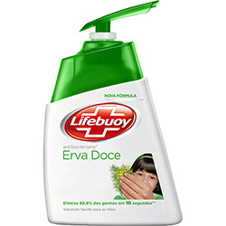 Sabonete Líquido para as Mãos Lifebuoy Antibacteriano Erva Doce 225ml