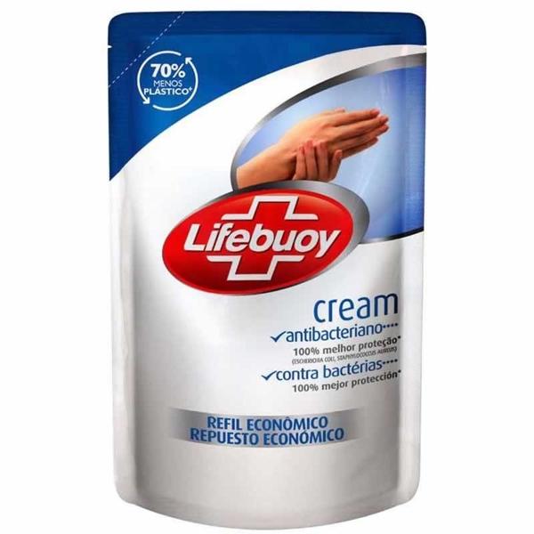 Sabonete Líquido para Mãos Lifebuoy Cream Refil 220ml