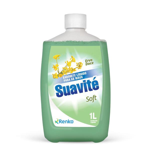 Sabonete Líquido Perfumado Soft Erva Doce Suavité 1L Refil - Renko SSED6DR