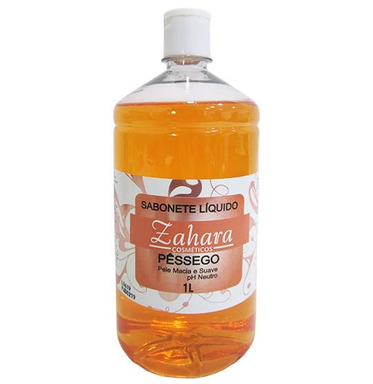 Sabonete Liquido Pessego 1l - Zahara