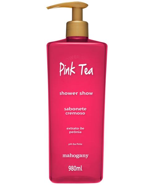 Sabonete Líquido Pink Tea Shower Show Mahogany 980ml