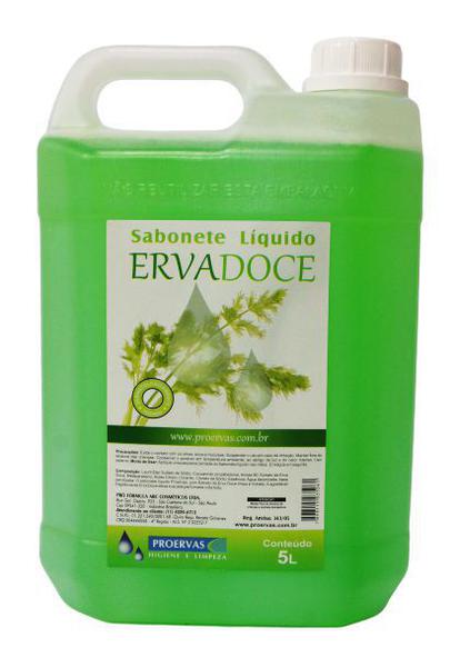 Sabonete Liquido Proervas Erva Doce Clean 5l