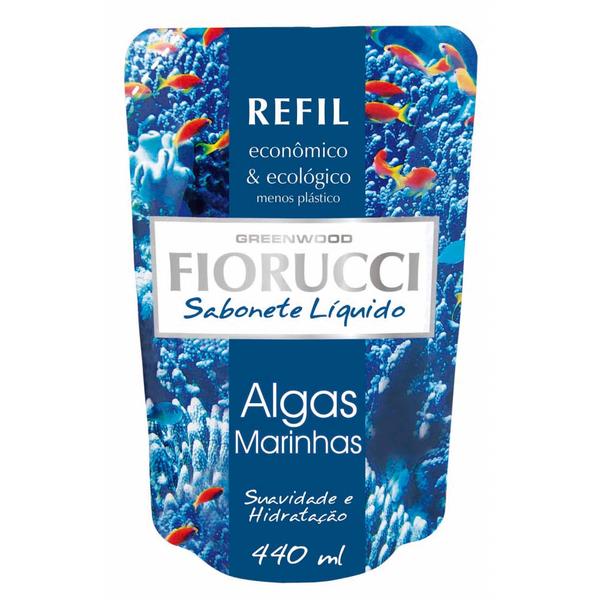 Sabonete Líquido Refil Algas Marinhas 440ml - Fiorucci