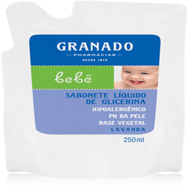 Sabonete Líquido Refil Granado 250ml Lavanda - Sem Marca