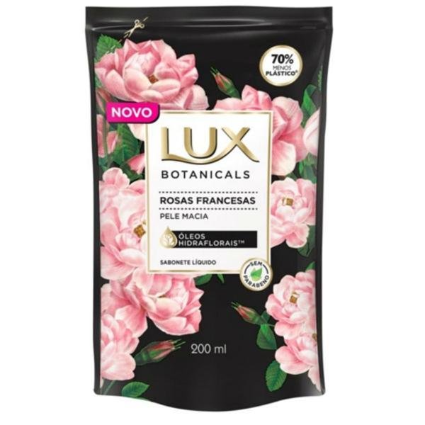 Sabonete Líquido Refil Lux Suave 200ml Rosas Francesas - Sem Marca