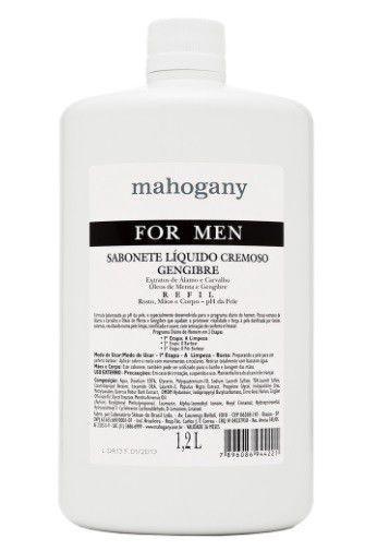 Sabonete Líquido Refil Mahogany For Men 1,2l