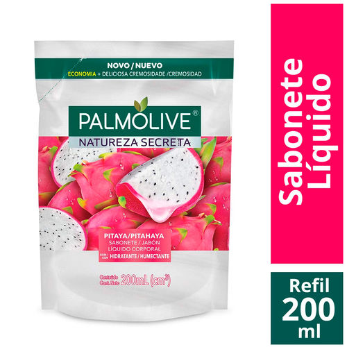 Sabonete Líquido Refil Palmolive Naturals Secreta Pitaya 200ml
