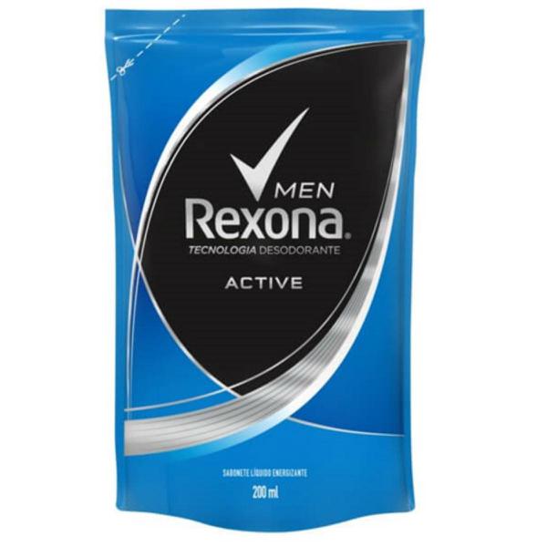 Sabonete Líquido Refil Rexona 200ml Active Fresh - Sem Marca