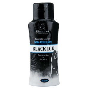 Sabonete Líquido Refrescante Aromático Black Ice 200Ml - Rhenuks (BLACK ICE)