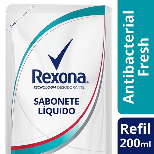 Sabonete Líquido Rexona Antibacterial Fresh Refil 200ml