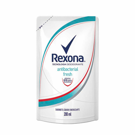 Sabonete Líquido Rexona Antibacterial Fresh Refil 200Ml