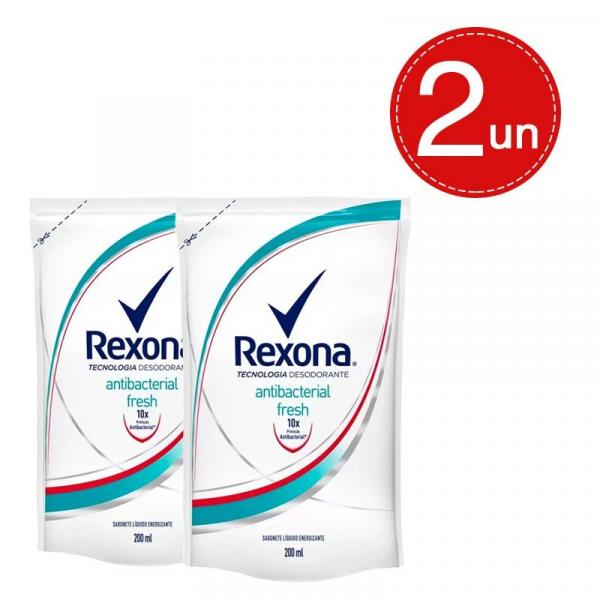 Sabonete Líquido Rexona Refil Antibacterial Fresh 200ml Leve 2 com 25 Off