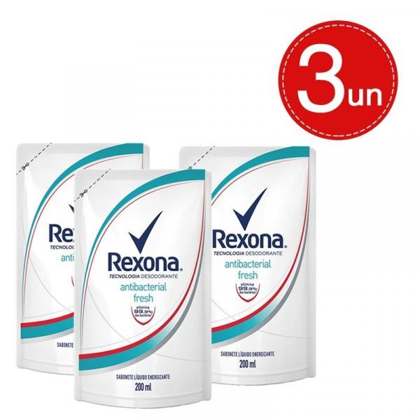 Sabonete Líquido Rexona Refil Antibacterial Fresh 200ml Leve 3 Pague 2