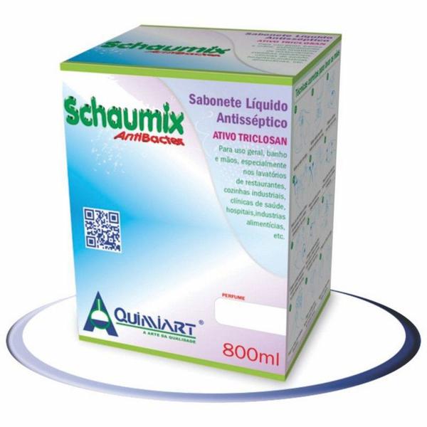 Sabonete Líquido Schaumix Antisséptico Refil 800ml - Quimiart