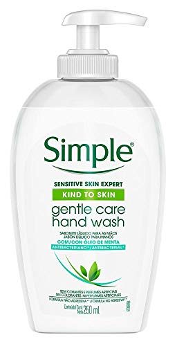 Sabonete Líquido Simple Hand Wash Antibacteriano Gentle Care 250ml