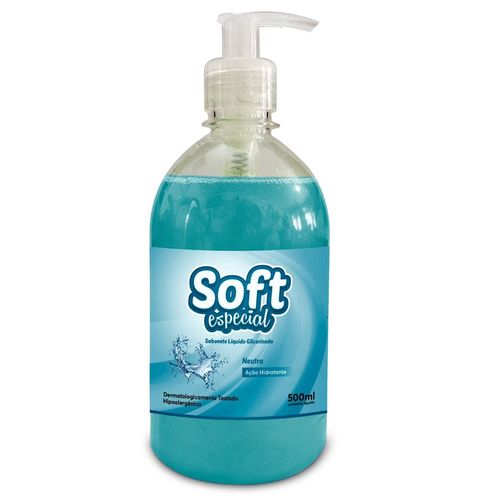 Sabonete Liquido Soft Especial Perolado Neutro 500ml - Edumax