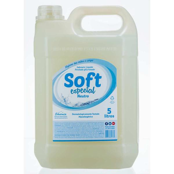 Sabonete Liquido SOFT Perolado Neutro 5L - Comprasjau