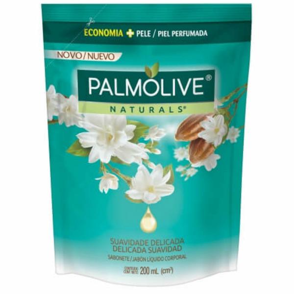 Sabonete Líquido Uso Diário Palmolive 200ml Esfoliação Delicada Jasmim Refil - Sem Marca