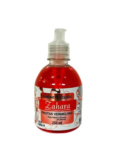 Sabonete Líquido Zahara Frutas Vermelhas Ph Neutro Suave 250ml