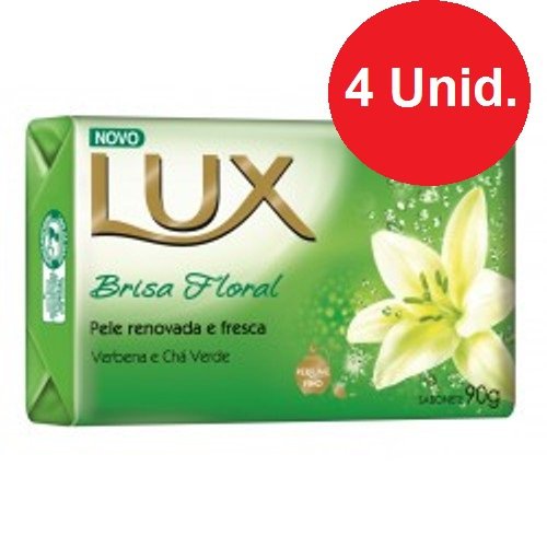 Sabonete Lux Brisa Floral 90g C/ 4 Unidades