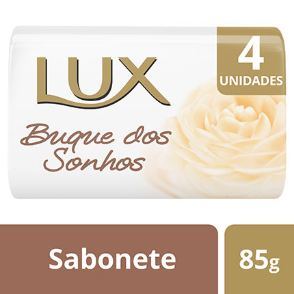 Sabonete Lux Buquê dos Sonhos com 4 Unidades de 85 G Cada com 10 de Desconto