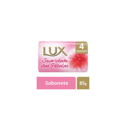 Sabonete Lux Hidratante Suavidade das Pétalas Promocional 4x90 G