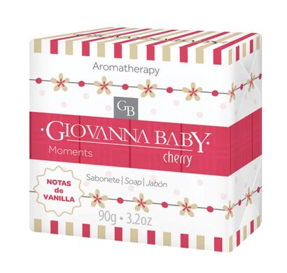 Sabonete Moments Cherry Notas de Vanilla 90g - Giovanna Baby