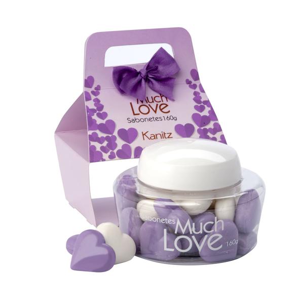 Sabonete Much Love Mini Coração Lilac 160g - Kanitz