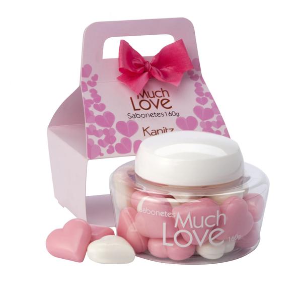 Sabonete Much Love Mini Coração Pink 160g - Kanitz