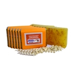 Sabonete natural em barra - Esfoliante - 110 g - Pct c/ 6 un