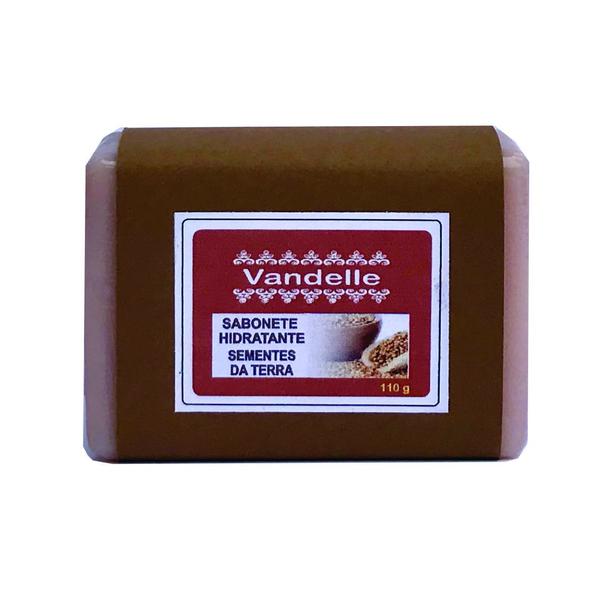 Sabonete Natural em Barra Vandelle - Sementes - 110 G - Pct C/ 6 Un